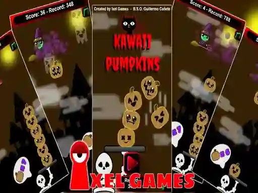 Leikur Kawaii Pumpkins á netinu