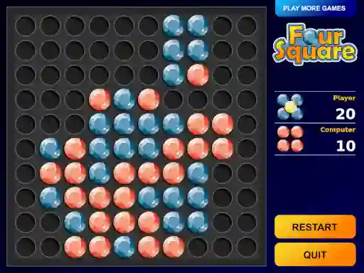 Leikur Four Square á netinu