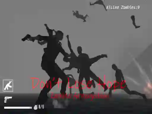 Leikur Don`t Lose Hope Zombie Armageddon á netinu