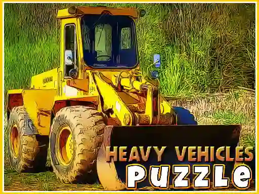 Leikur Heavy Vehicles Puzzle á netinu