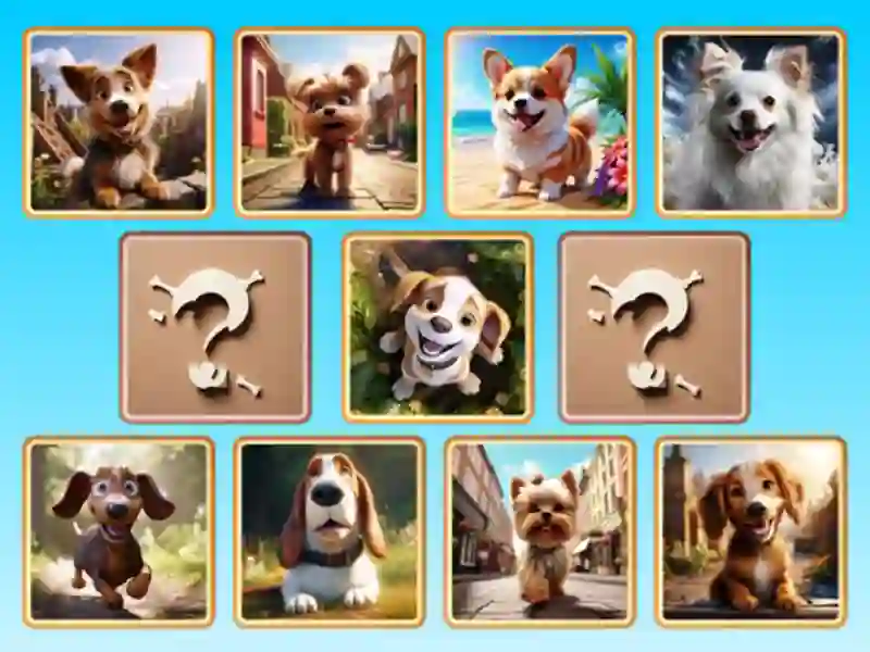 Leikur Doggie Duo Discoveries á netinu