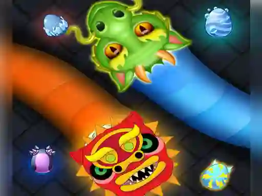 Leikur Slither Dragon.io á netinu