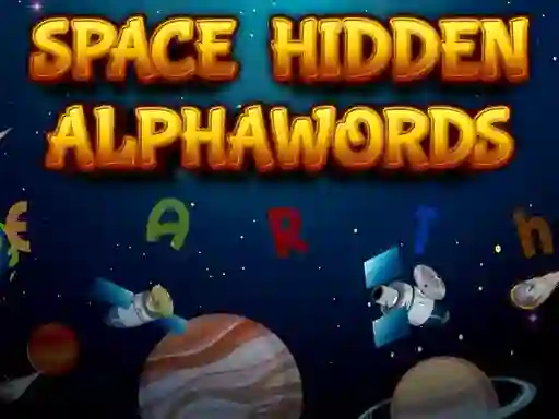Leikur Space Hidden AlphaWords á netinu