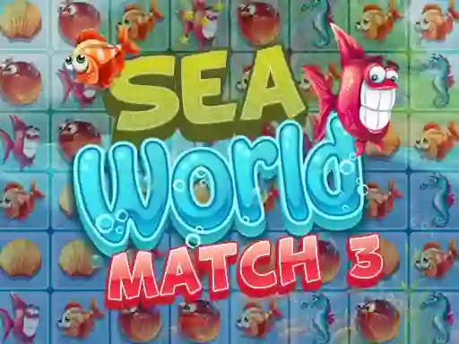 Leikur Sea World Match 3 á netinu
