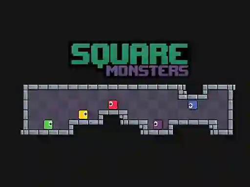 Leikur Square Monsters á netinu