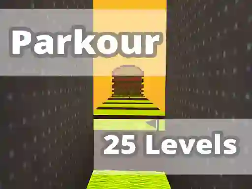 Leikur Parkour 25 Levels á netinu