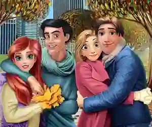 Leikur Couples Autumn Outfits á netinu