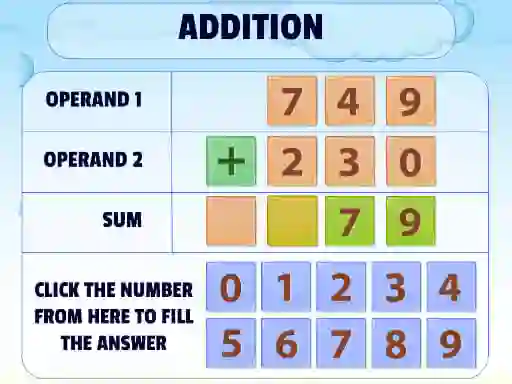 Leikur Addition Practice á netinu