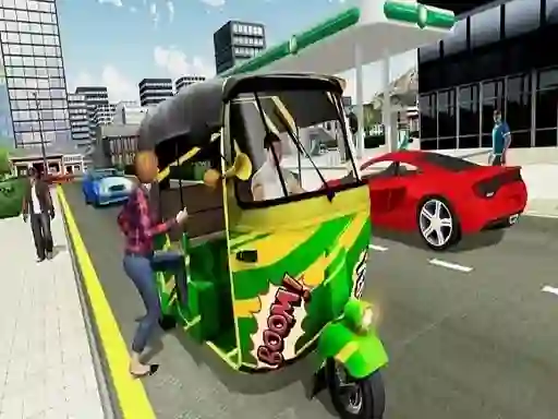 Leikur Indian Tricycle Rickshaw Simulator á netinu