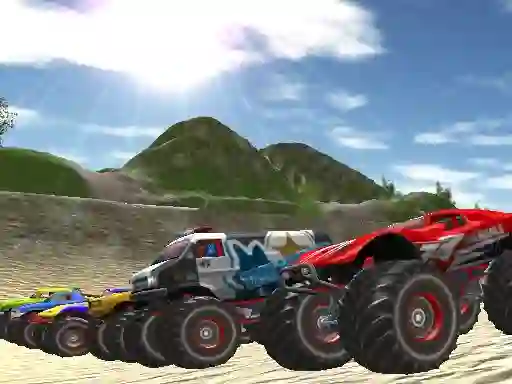 Leikur Offroad Monster Trucks á netinu