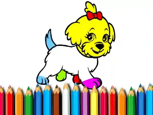 Leikur Back To School: Doggy Coloring Book á netinu