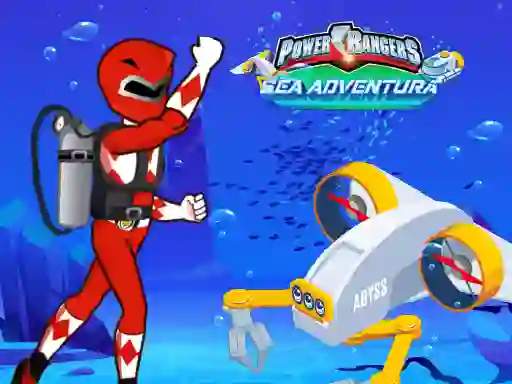 Leikur Power rangers Sea adventura á netinu