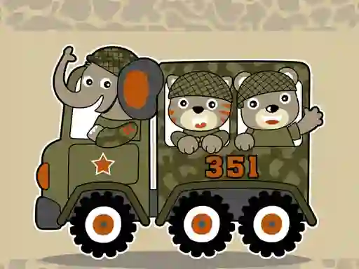 Leikur Army Weapon Vehicles Match 3 á netinu