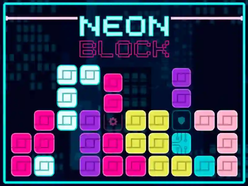 Leikur Neon Block á netinu