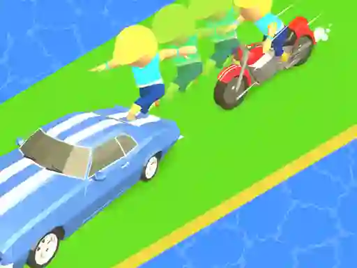 Leikur Vehicle Fun Race á netinu