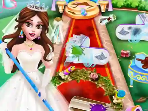 Leikur Princess Wedding Cleaning á netinu