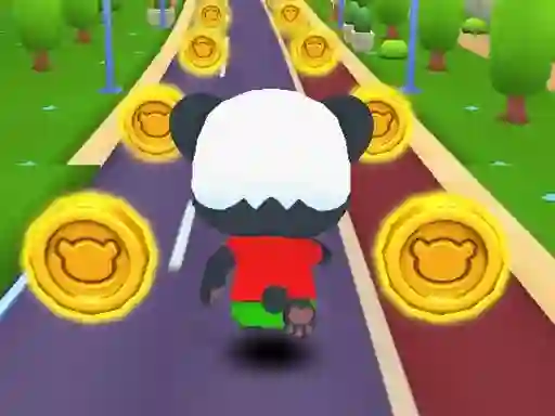 Leikur Panda Subway Run á netinu