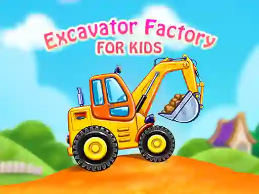 Leikur Excavator Factory For Kids á netinu