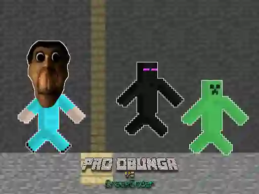 Leikur Pro Obunga vs CreepEnder á netinu
