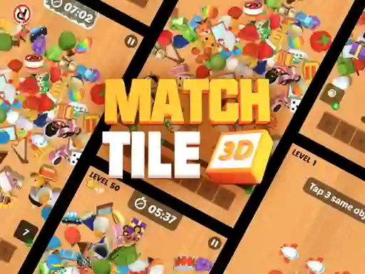 Leikur Match Tile 3d á netinu