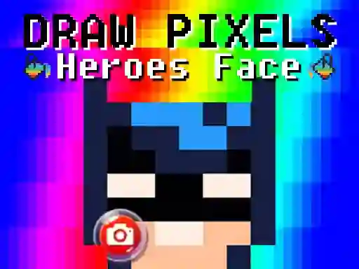 Leikur Draw Pixels Heroes Face á netinu