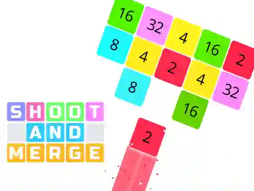 Leikur Shoot And Merge The Numbers á netinu
