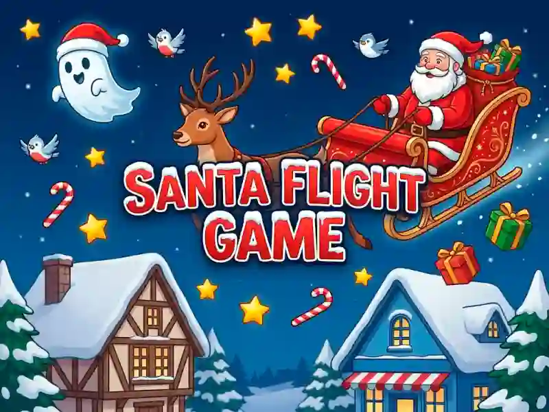 Leikur Santa Flight Game á netinu