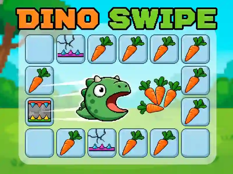 Leikur Dino Swipe á netinu