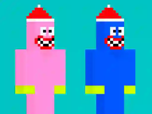 Leikur Noob Huggy Kissiy á netinu