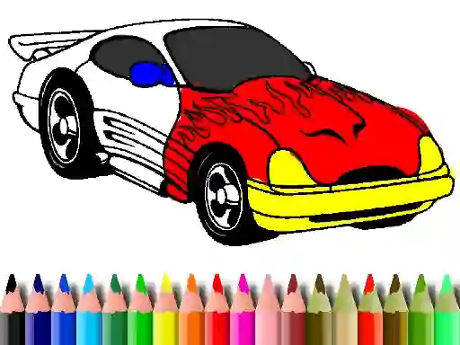 Leikur Back To School: Muscle Car Coloring á netinu