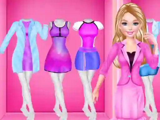 Leikur Fashion Girl Career Outfits á netinu