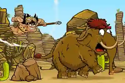 Leikur Caveman Hunt á netinu