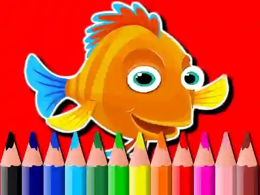 Leikur Back To School: Fish Coloring Book á netinu