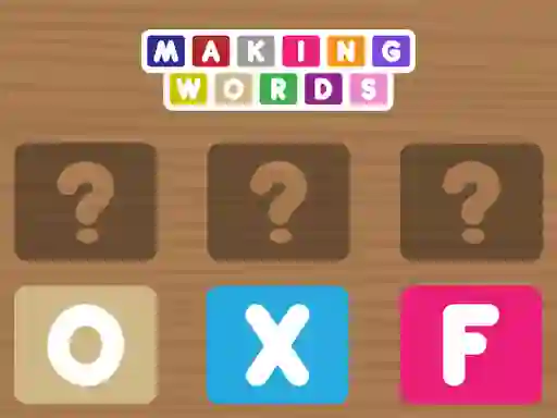 Leikur Making Words á netinu