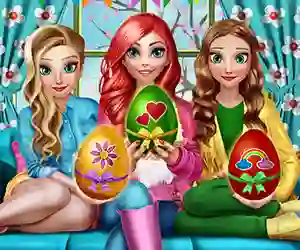 Leikur Princesses Easter Fun á netinu