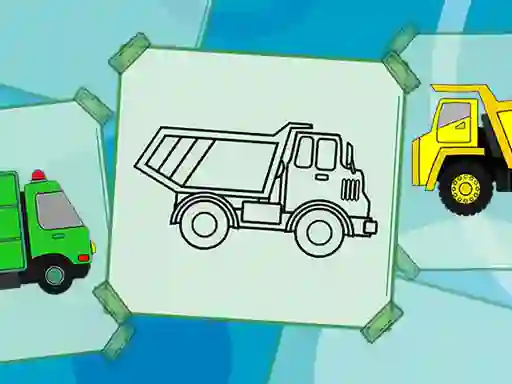 Leikur Truck Coloring Book á netinu
