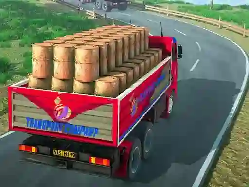 Leikur Indian Truck Driver Cargo Duty Delivery á netinu