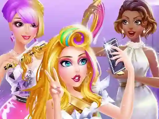 Leikur Superstar Hair Salon á netinu