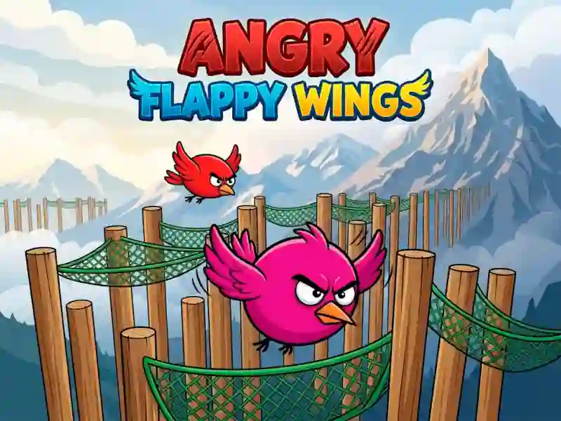 Leikur Angry Flappy Wings á netinu