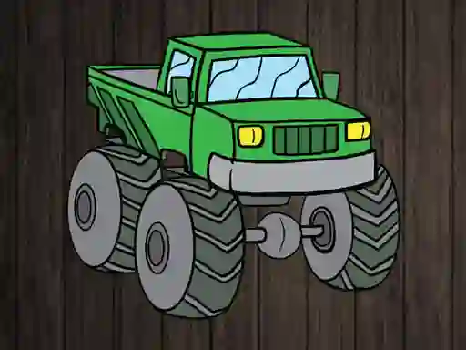 Leikur Monster Truck Jigsaw á netinu