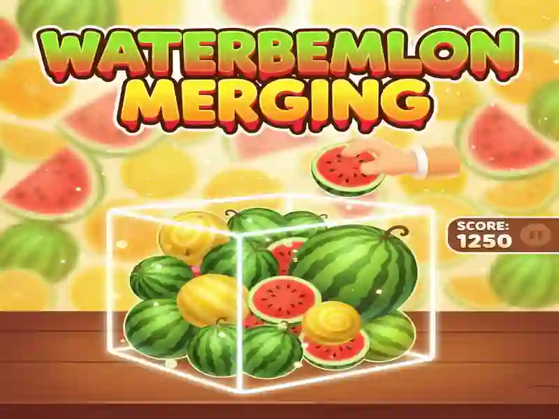 Leikur Watermelon Merging á netinu