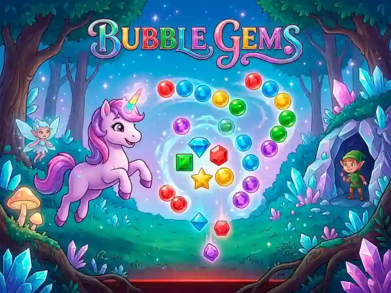 Leikur Bubble Gems á netinu