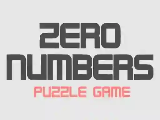 Leikur Zero Numbers Puzzle Game á netinu