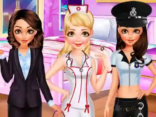 Leikur BFF Princess Career Photoshoot á netinu
