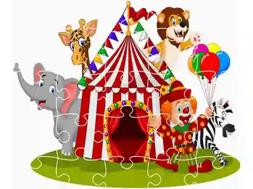 Leikur Party Animals Jigsaw á netinu