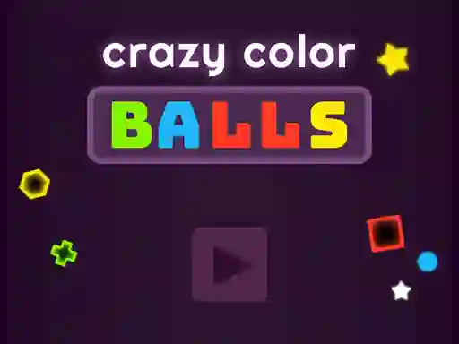 Leikur Crazy Color Balls á netinu