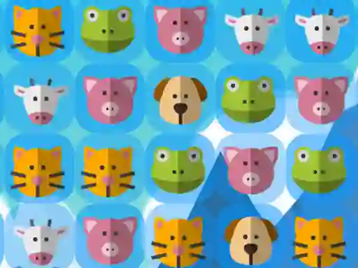 Leikur Animal Kingdom Match 3 á netinu