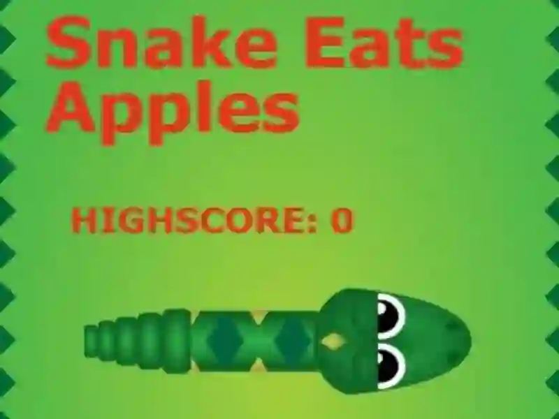 Leikur Snake Eats Apples á netinu