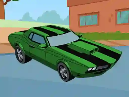 Leikur Ben 10 Car Jigsaw á netinu
