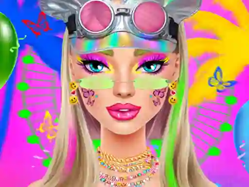 Leikur Festival Vibes Makeup á netinu